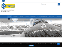Tablet Screenshot of lavanderiafanelli.it